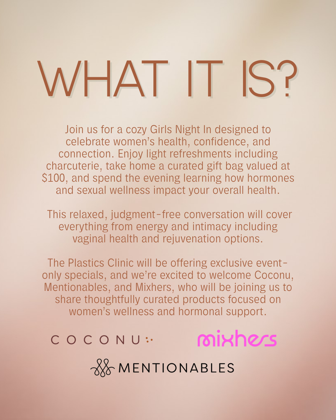 Girls Night In — Intimate Wellness (Session 1)